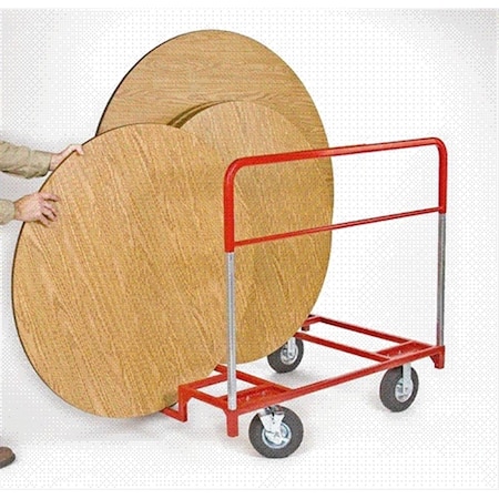 Raymond Products Xl Round Table Mover - Pneumatic 8' Casters 2 Fixed And 2 Swivel 3751